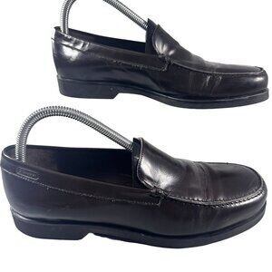 Coach Zora Loafers Shoes Mens Leather Slip On Moccasins Italy Classic